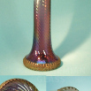 váza "Ribbed Twisted"- mosazná montáž
