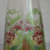 karafa - decanter  barevná florální malba