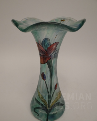 váza vrstvené malované