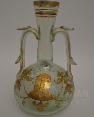váza s uchy "Goldcypern" Kairo II