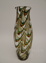 váza Papillon (Kristalglas mit farbigen Streifen)