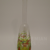 karafa - decanter  barevná florální malba