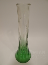 váza nabíhané broušené sklo