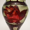 váza na patce Schliff "NID4" - růže