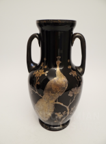 váza s uchy "Burelové sklo"