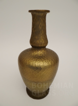 váza Bronze Martelé mit Gold