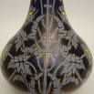 váza Cobalt Glatt - malba stylizované květy