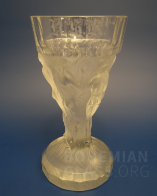 váza lisované křišťálové sklo