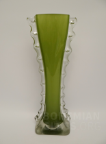 váza vrstvené sklo s nálepy