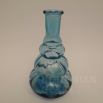 váza modré sklo