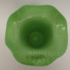 Váza zelené sklo