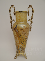 váza Candia Papillon s mosaznou montáží - DEK 57