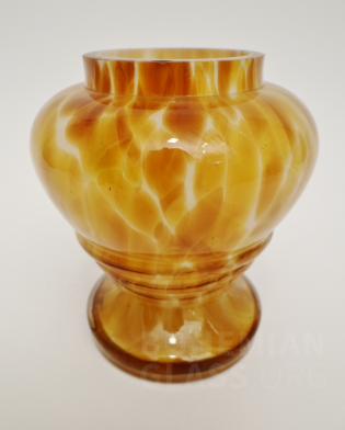 váza "Brokové sklo Art Deco"