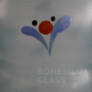 váza opálové malované sklo