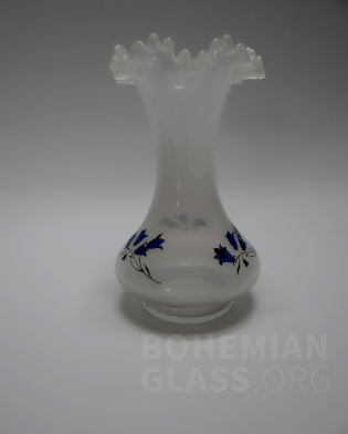 váza vrstvené sklo s obtisky
