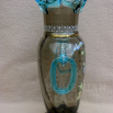 váza hutnicky tvarované sklo s nálepy