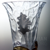váza ""Kontrolované bublinky s hutními nálepy"