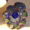 váza barevné sklo - hutní nálepy
