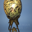 váza "Striated Teared" v bronzové montáži