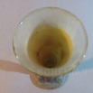 pohár zdobený voskem