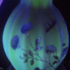 váza nabíhané malované sklo - Coralane