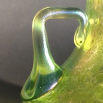 váza s uchy Gelb-Grün Ciselé mit Aplikationen