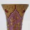 váza Opalviolett - zlatý ornament