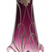 váza Doublé lilla - malba stříbro