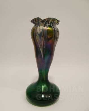 váza "Pulled Feather Iris"