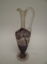 váza - karafa - malba stromy