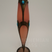 váza vrstvené opálové sklo - montáž s kabašony