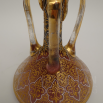 váza s 3 uchy - nabíhané sklo, ornamentální dekor