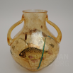 váza Cracquelé s hutně tvarovanými uchy