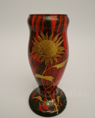 váza Formosa - zlatá malba
