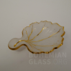 2 mističky alabastrové sklo ve tvaru listu