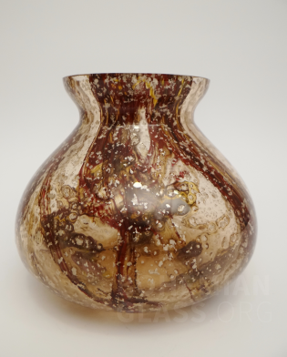 váza "Kralik Chalcedon s folií"