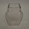 váza broušené ryté sklo