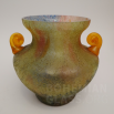 váza s uchy "multicolor - microkracklé"
