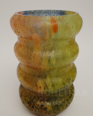 váza "multicolor - microkracklé"