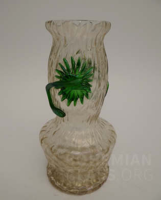 váza Martelé - "Applied flowers"