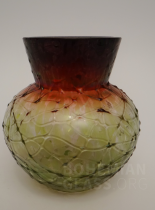 váza nabíhané irizované sklo