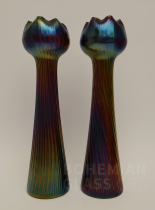 2 vázy "Ribbed"