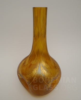 váza "Ciselé - Kralik" - zlatý dekor