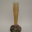 váza "Dvouvrstvý česaný dekor I." ("Kralik Opal Brown Pulled"