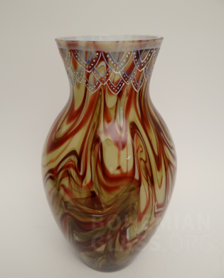 váza mramorované sklo Onyx