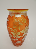 váza metallrot - silberiris  lept DEK 295