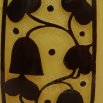 váza cameo - gelb mit schwarz