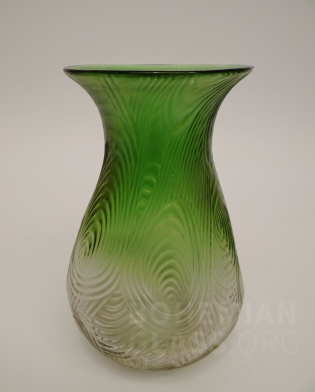 váza Fortuna (grün verlaufend spiraloptisch)