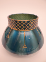 váza blau metallin - DEK 719