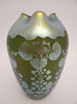 váza Russich grün mit damasc DEK 293